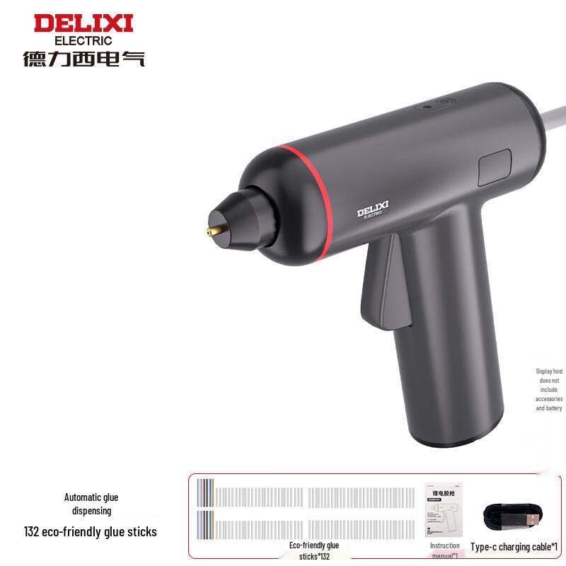 Delixi Cordless Rechargeable Mini Hot Melt Glue Gun CN plug (adapter included)
Delixi Cordless Rechargeable Mini Hot Melt Glue Gun CN plug (adapter included)