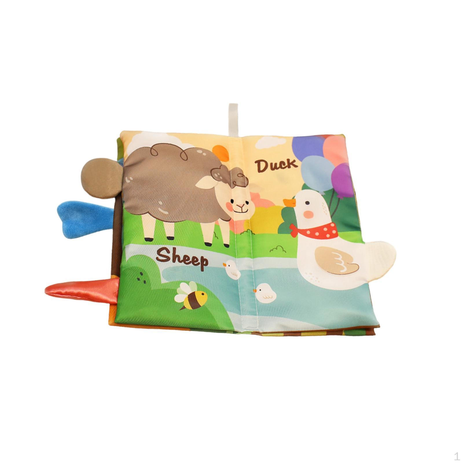 Baby Early Education Book Tail Cloth Books Toy Crinkle for Stocking Stuffers English
Baby Early Education Book Tail Cloth Books Toy Crinkle for Stocking Stuffers English