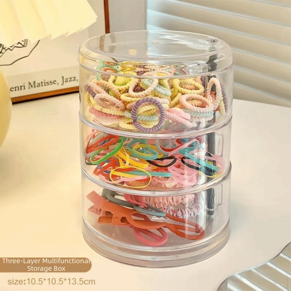 Acrylic Hair Accessories Organizer Box with Compartments Multifunctional Rotating Storage Box Dustproof Hairpins Storage Case
Acrylic Hair Accessories Organizer Box with Compartments Multifunctional Rotating Storage Box Dustproof Hairpins Storage Case