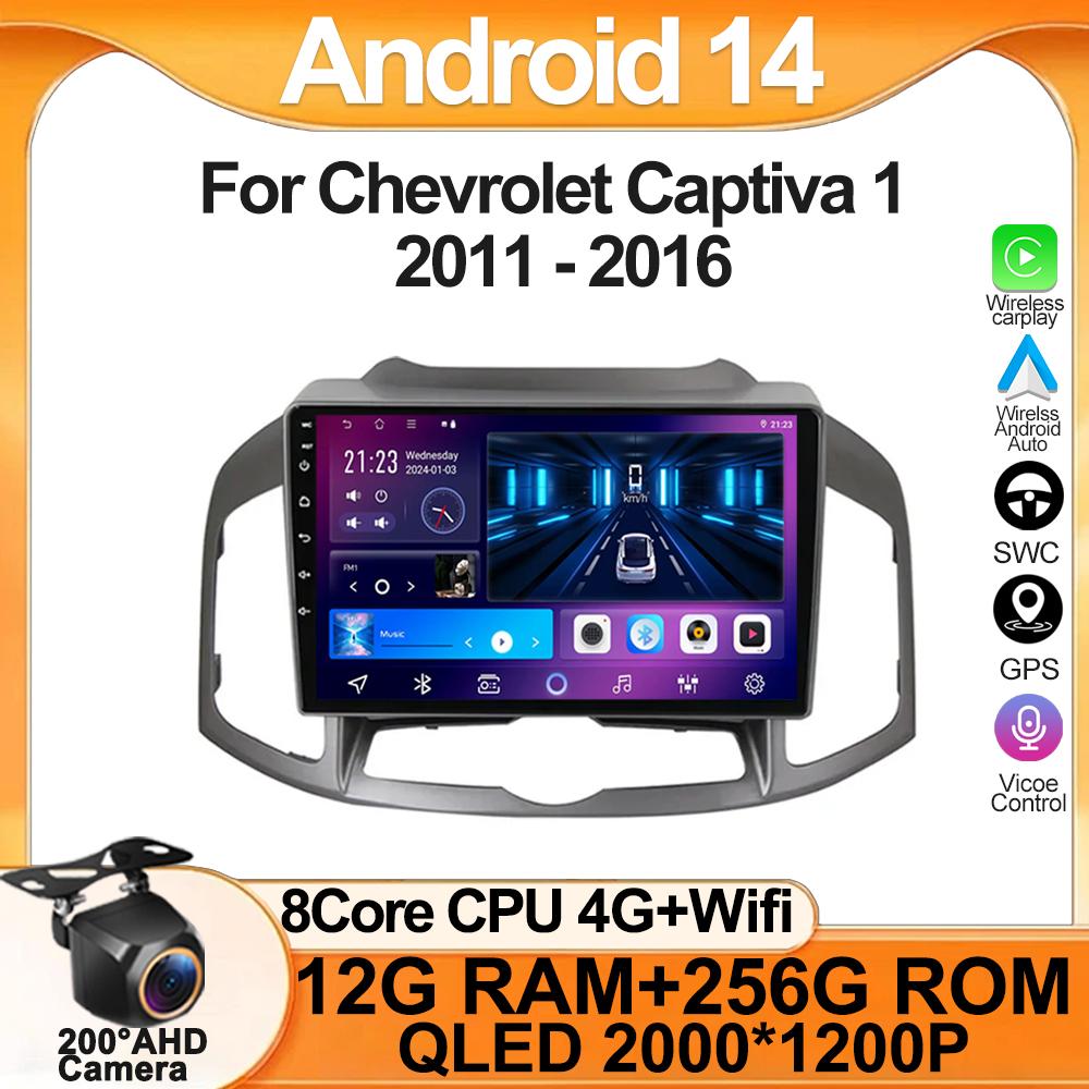 Android 14 для Chevrolet Captiva 1 2011 - 2016 стерео головное устройство Mirror Link GPS навигация Авторадио GPS интеллектуальные системы автомобиля
Android 14 для Chevrolet Captiva 1 2011 - 2016 стерео головное устройство Mirror Link GPS навигация Авторадио GPS интеллектуальные системы автомобиля