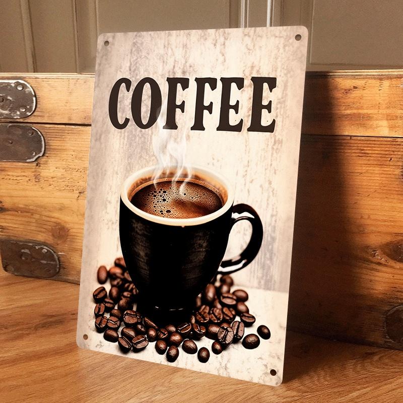 1 piece: Vintage coffee-themed tinplate painting, American country style home decor, restaurant/kitchen wall hanging, 2D art dec (as the picture,20x30cm)
1 piece: Vintage coffee-themed tinplate painting, American country style home decor, restaurant/kitchen wall hanging, 2D art dec (as the picture,20x30cm)