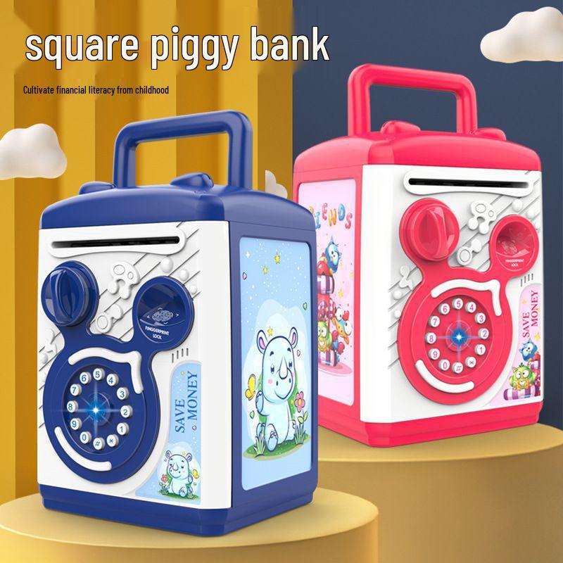 Fingerprint Password Piggy Bank: Automatic Coin Storage Jar for Kids - Ideal New Year Gift for Boys & Girls Pink Bear Piggy Bank
Fingerprint Password Piggy Bank: Automatic Coin Storage Jar for Kids - Ideal New Year Gift for Boys & Girls Pink Bear Piggy Bank