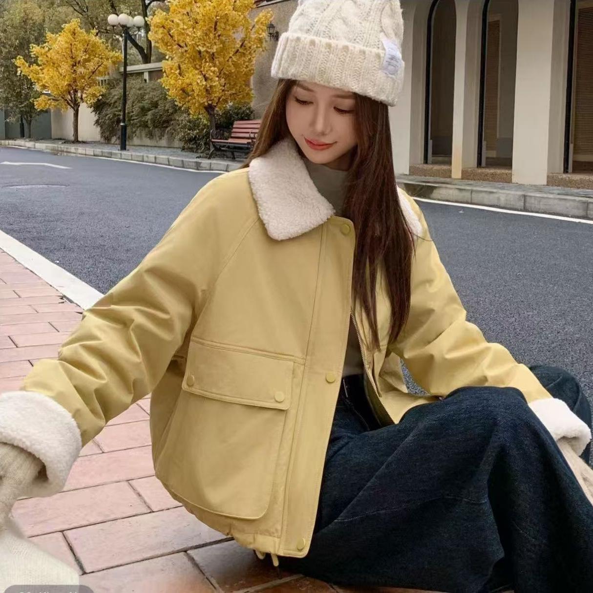 Korean Lambswool Turn-Down Collar Women s Parka Coat - Winter 2024 Casual Loose Fit, Thick, Trendy Medium
Korean Lambswool Turn-Down Collar Women s Parka Coat - Winter 2024 Casual Loose Fit, Thick, Trendy Medium