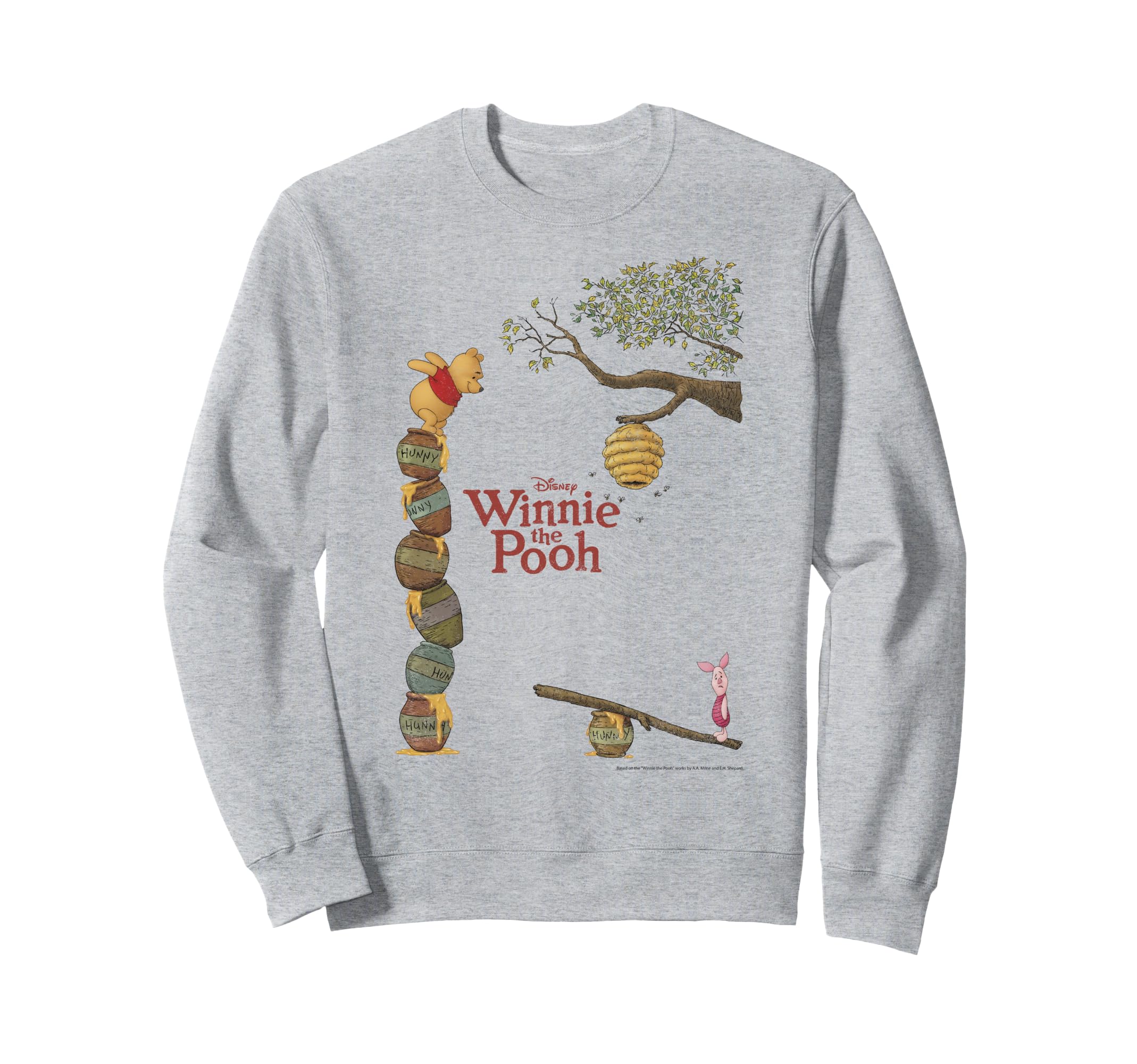 Disney Winnie the Pooh & Piglet Honey Pot Stack Sweatshirt
Disney Winnie the Pooh & Piglet Honey Pot Stack Sweatshirt