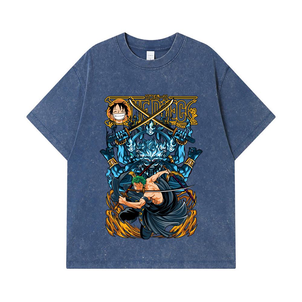 275 GSM Washed T-shirts 100% Cotton One Piece V8 Zoro Print Unisex Heavy Cotton T Shirt 2XL
275 GSM Washed T-shirts 100% Cotton One Piece V8 Zoro Print Unisex Heavy Cotton T Shirt 2XL