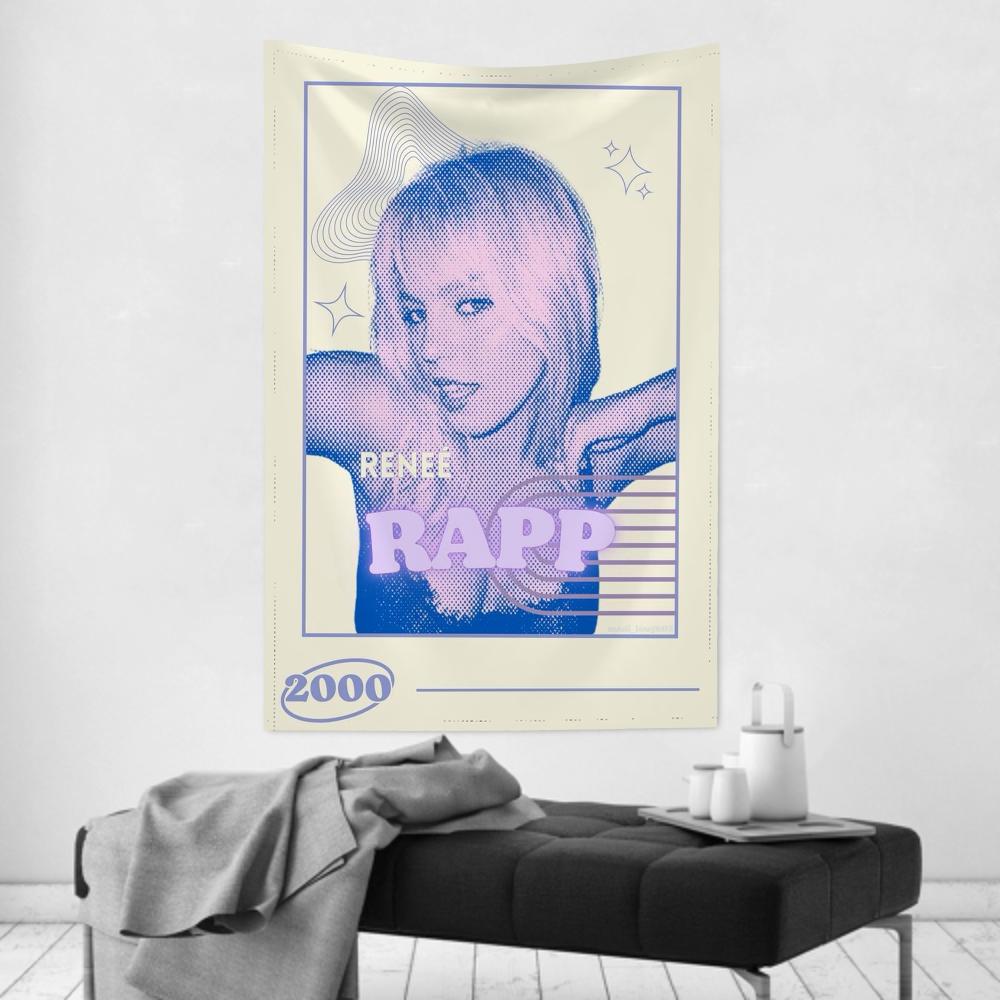 Music Albums Renee Singer RRapp Tapestry Room Decor Wall Cloth Party Hanging Background Room Decor Baby Room 74x94cm(29x37in)
Music Albums Renee Singer RRapp Tapestry Room Decor Wall Cloth Party Hanging Background Room Decor Baby Room 74x94cm(29x37in)