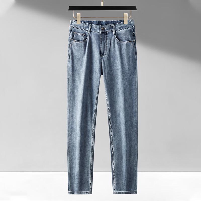 Мужские летние джинсы прямого кроя из ледяного шелка, стрейч FXMY2196 33
Мужские летние джинсы прямого кроя из ледяного шелка, стрейч FXMY2196 33