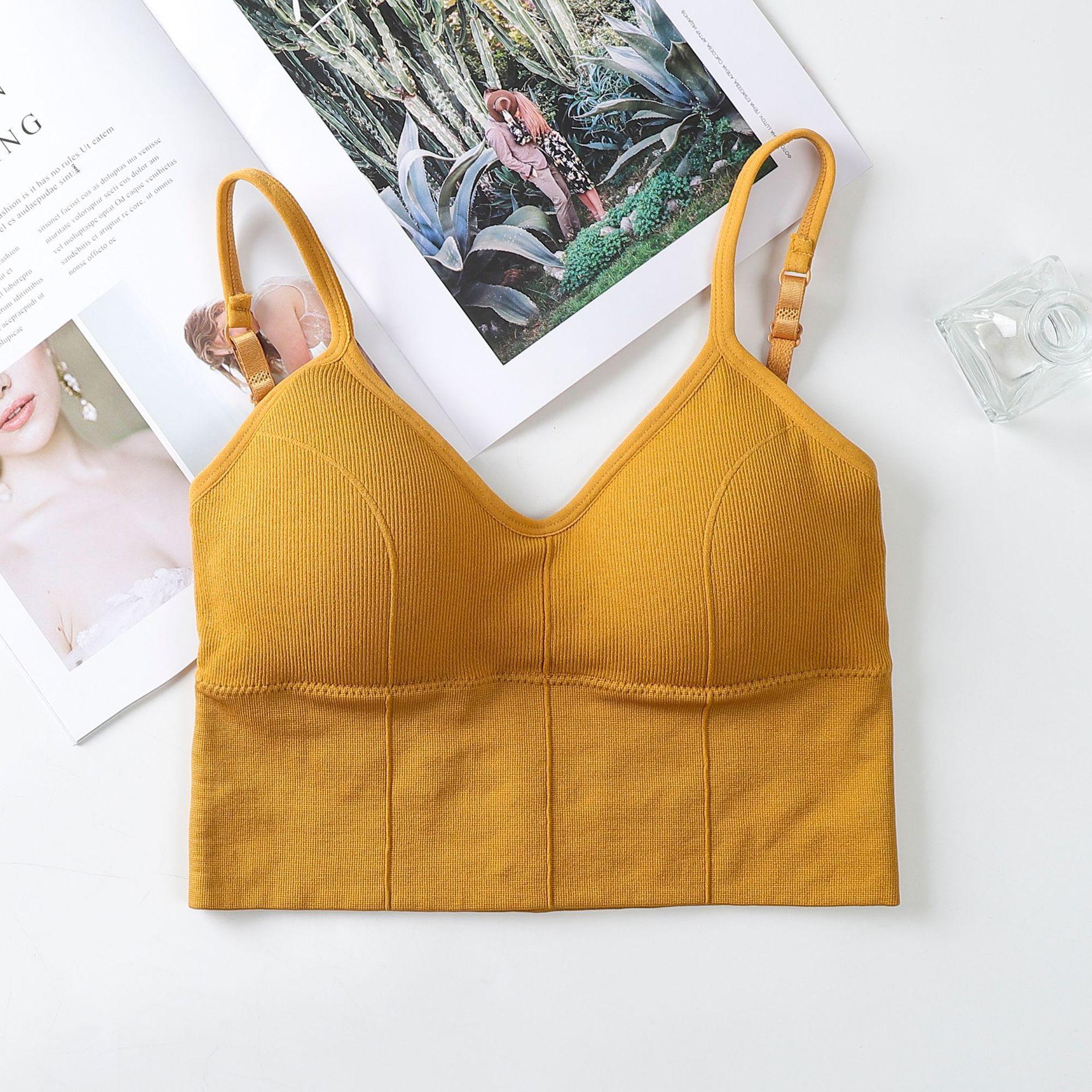 Элегантный женский бюстгальтер Big U в стиле знаменитостей: Сексуальная спина, спортивный жилет для йоги One Size (80-130 lbs) жёлтый/горчичный
Элегантный женский бюстгальтер Big U в стиле знаменитостей: Сексуальная спина, спортивный жилет для йоги One Size (80-130 lbs) жёлтый/горчичный