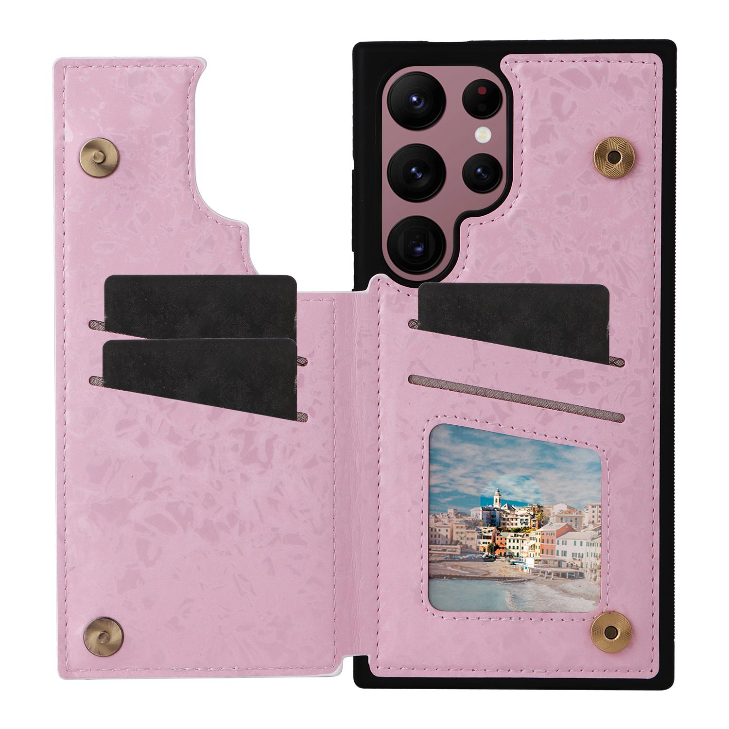 For Samsung Galaxy S22 Ultra 5G Phone Case Kickstand Flower Leather Coated TPU Cover Rose
For Samsung Galaxy S22 Ultra 5G Phone Case Kickstand Flower Leather Coated TPU Cover Rose