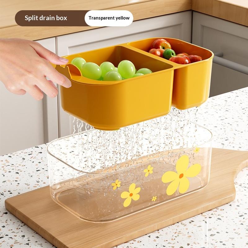 2in1 Drain Basket Grid Fruit Basket Telescopic Water Filter Thickened Vegetable Washing Basket with Lid Double-layer Fruit Plate
2in1 Drain Basket Grid Fruit Basket Telescopic Water Filter Thickened Vegetable Washing Basket with Lid Double-layer Fruit Plate