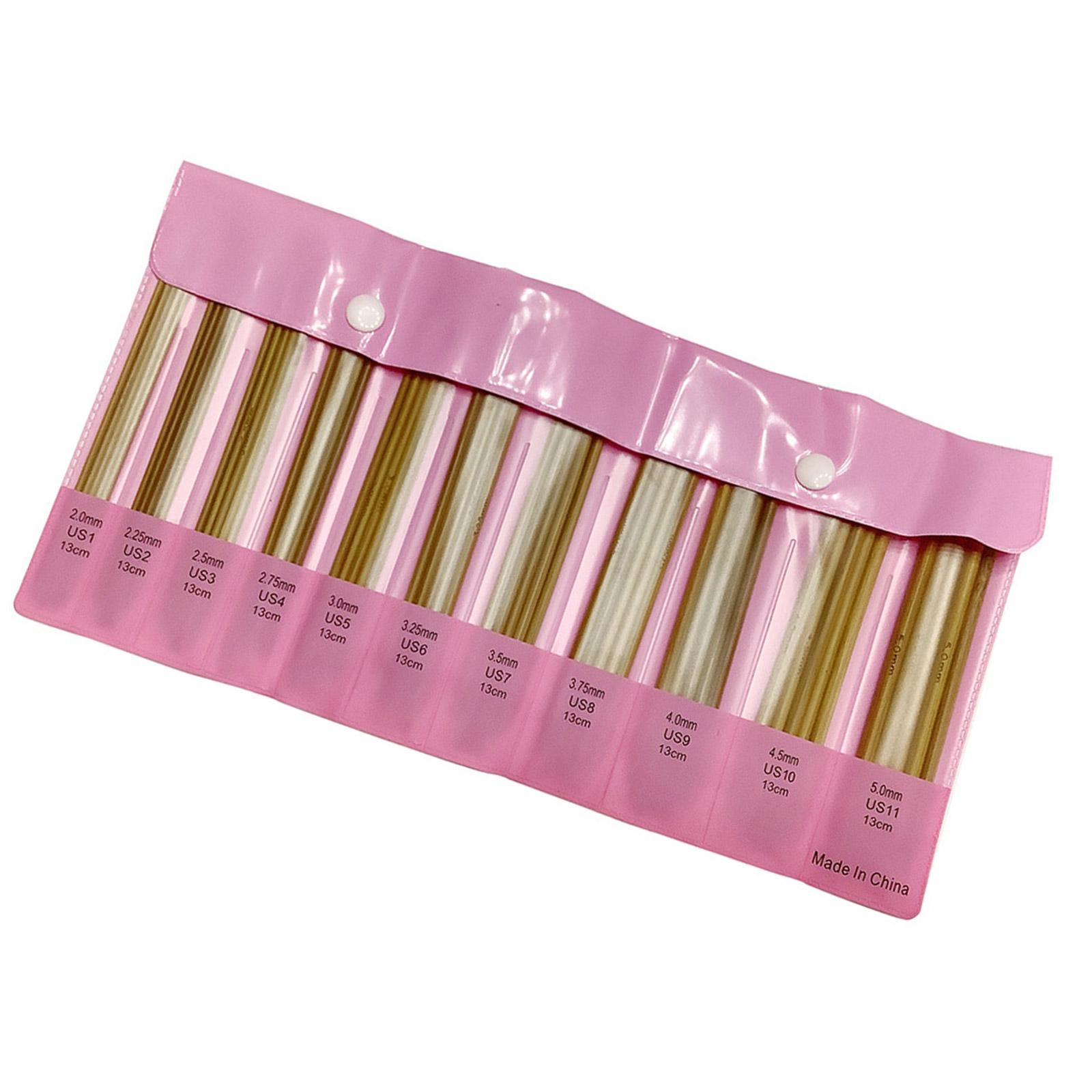 11 пар деревянных обоюдоострых спиц с ПВХ-сумкой прямые спицы 2,0-5,0 мм для вязания
11 пар деревянных обоюдоострых спиц с ПВХ-сумкой прямые спицы 2,0-5,0 мм для вязания