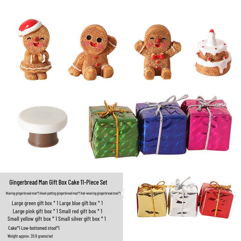 Handmade Gingerbread Man Mini Ornament Gift Box - Festive Christmas/New Year Decorations & Accessories
Handmade Gingerbread Man Mini Ornament Gift Box - Festive Christmas/New Year Decorations & Accessories