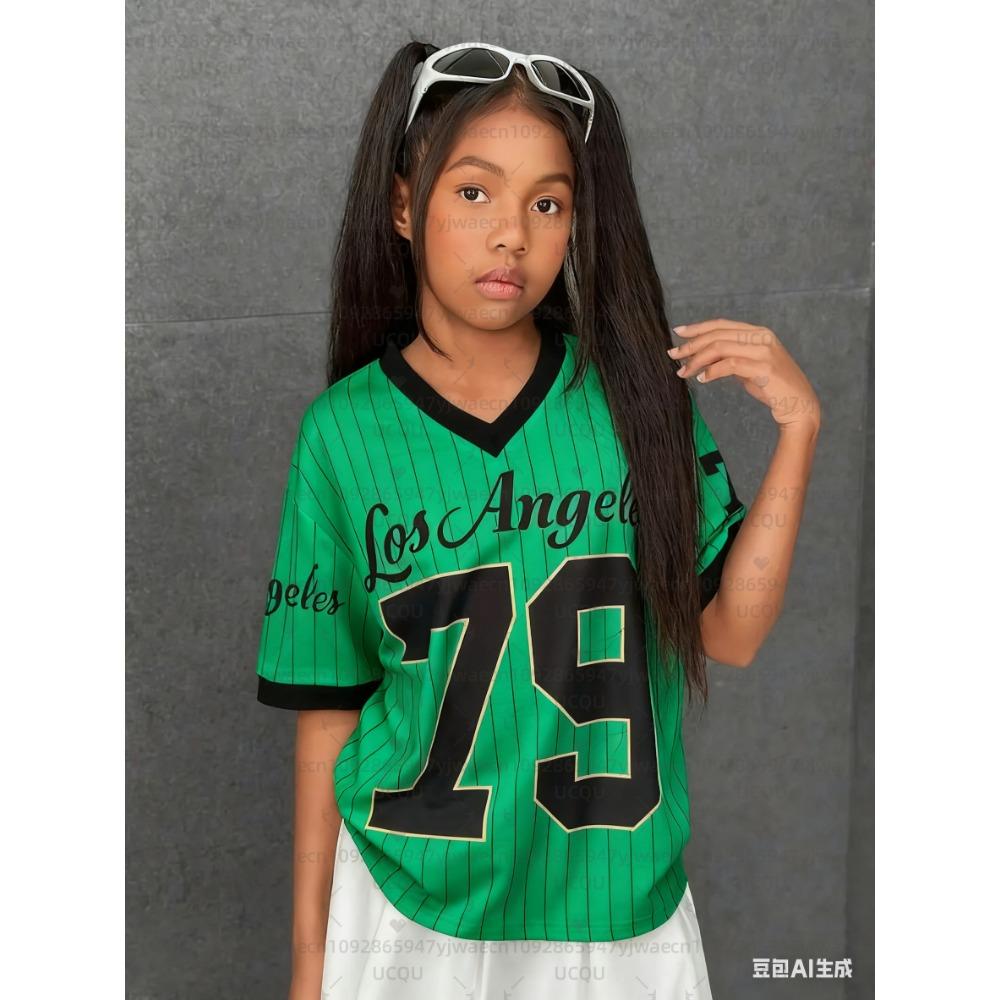 Girls Casual Sports Style Los Angeles NO.79 Print Short Sleeve V-Neck Women s Children Men s T-shirt Tops 160
Girls Casual Sports Style Los Angeles NO.79 Print Short Sleeve V-Neck Women s Children Men s T-shirt Tops 160