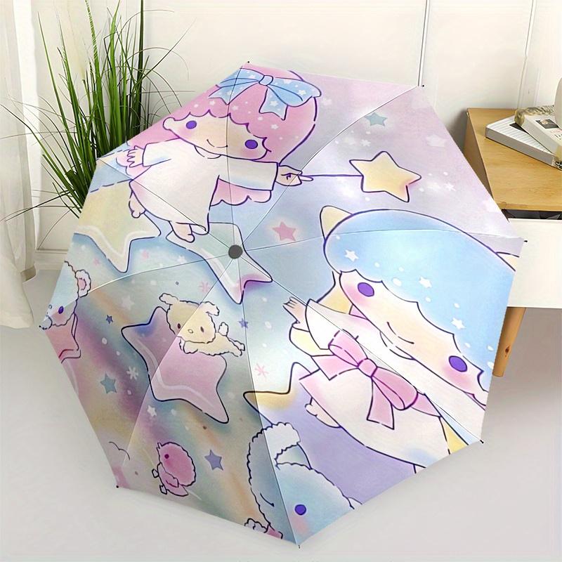 Little Twin Stars,Sanrio Characters Automatic Folding Umbrella Simple 8 Rib Design, Bright Cartoon Pattern, Durable Iron Frame, Suitable For
Little Twin Stars,Sanrio Characters Automatic Folding Umbrella Simple 8 Rib Design, Bright Cartoon Pattern, Durable Iron Frame, Suitable For