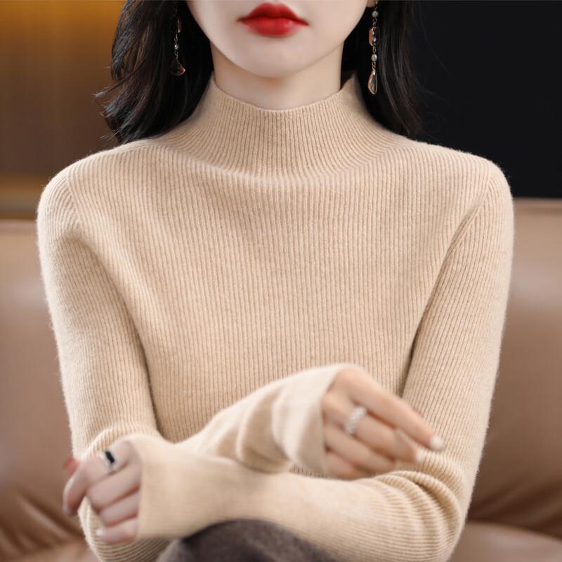 GUJIN Women s Slim-Fit Mock Neck Knit Base Layer Top One Size
GUJIN Women s Slim-Fit Mock Neck Knit Base Layer Top One Size