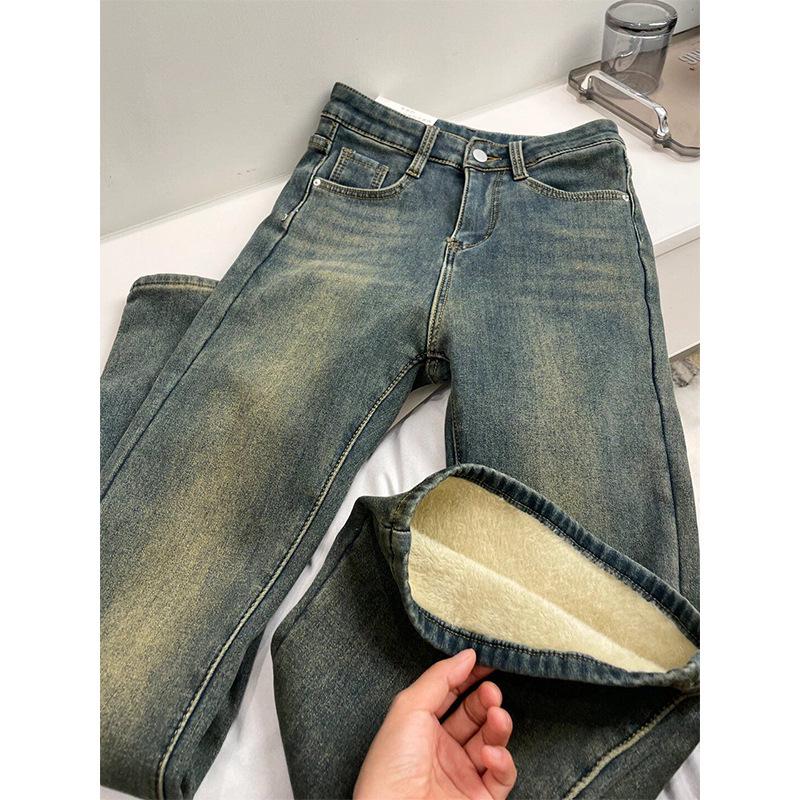 Women s High-Waisted Slimming Micro-Flared Jeans in Retro American Style – Plus Size, Fleece-Lined for Autumn/Winter 2024 4XL
Women s High-Waisted Slimming Micro-Flared Jeans in Retro American Style – Plus Size, Fleece-Lined for Autumn/Winter 2024 4XL
