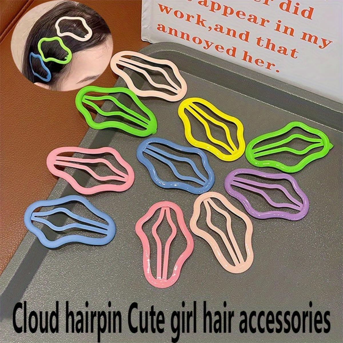 10pcs Fashion Girls Hairpin Cloud shaped Hollow hairpin bb Hairpin Cute girls hair accessories headpiece
10pcs Fashion Girls Hairpin Cloud shaped Hollow hairpin bb Hairpin Cute girls hair accessories headpiece