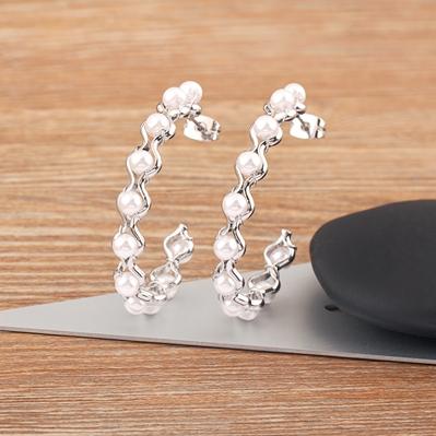 Nidin New Fashion Korean Trend Pearl Earrings Women s Half Circle Fine Wedding Pendant Ear Jewelry Statement Aesthetics Gift срібний
Nidin New Fashion Korean Trend Pearl Earrings Women s Half Circle Fine Wedding Pendant Ear Jewelry Statement Aesthetics Gift срібний