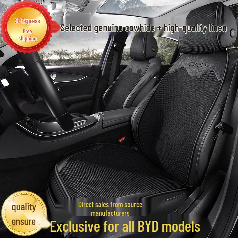 Universal Seat Covers for 25 BYD Han EV/DMI Models - All-Season, Fits 24 Models, Summer Car Seat Cushions Car Model Note or Contact Customer Service
Universal Seat Covers for 25 BYD Han EV/DMI Models - All-Season, Fits 24 Models, Summer Car Seat Cushions Car Model Note or Contact Customer Service