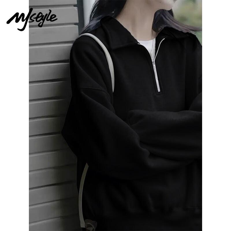 MJ STYLE Women s Casual Lapel Half-Zip Sweatshirt M
MJ STYLE Women s Casual Lapel Half-Zip Sweatshirt M