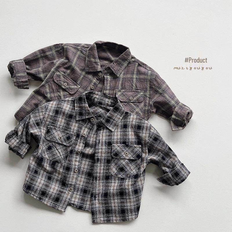 Classic & Versatile Plaid Shirt - Autumn Korean Style Casual Jacket for Boys and Girls 90 cm абрикосовий/чорний
Classic & Versatile Plaid Shirt - Autumn Korean Style Casual Jacket for Boys and Girls 90 cm абрикосовий/чорний