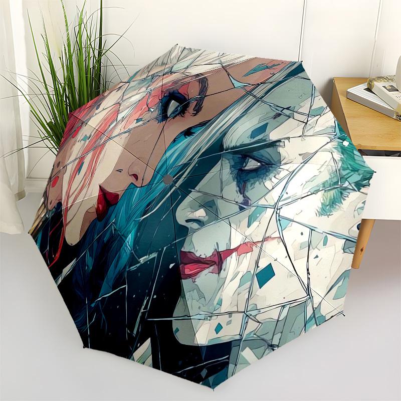 1pc Shattered Reflections: Broken Mirror Artwork Umbrella with Plastic Handle,Cartoon Pattern,Suitable for All Seasons Multi-functional Umbrella504
1pc Shattered Reflections: Broken Mirror Artwork Umbrella with Plastic Handle,Cartoon Pattern,Suitable for All Seasons Multi-functional Umbrella504