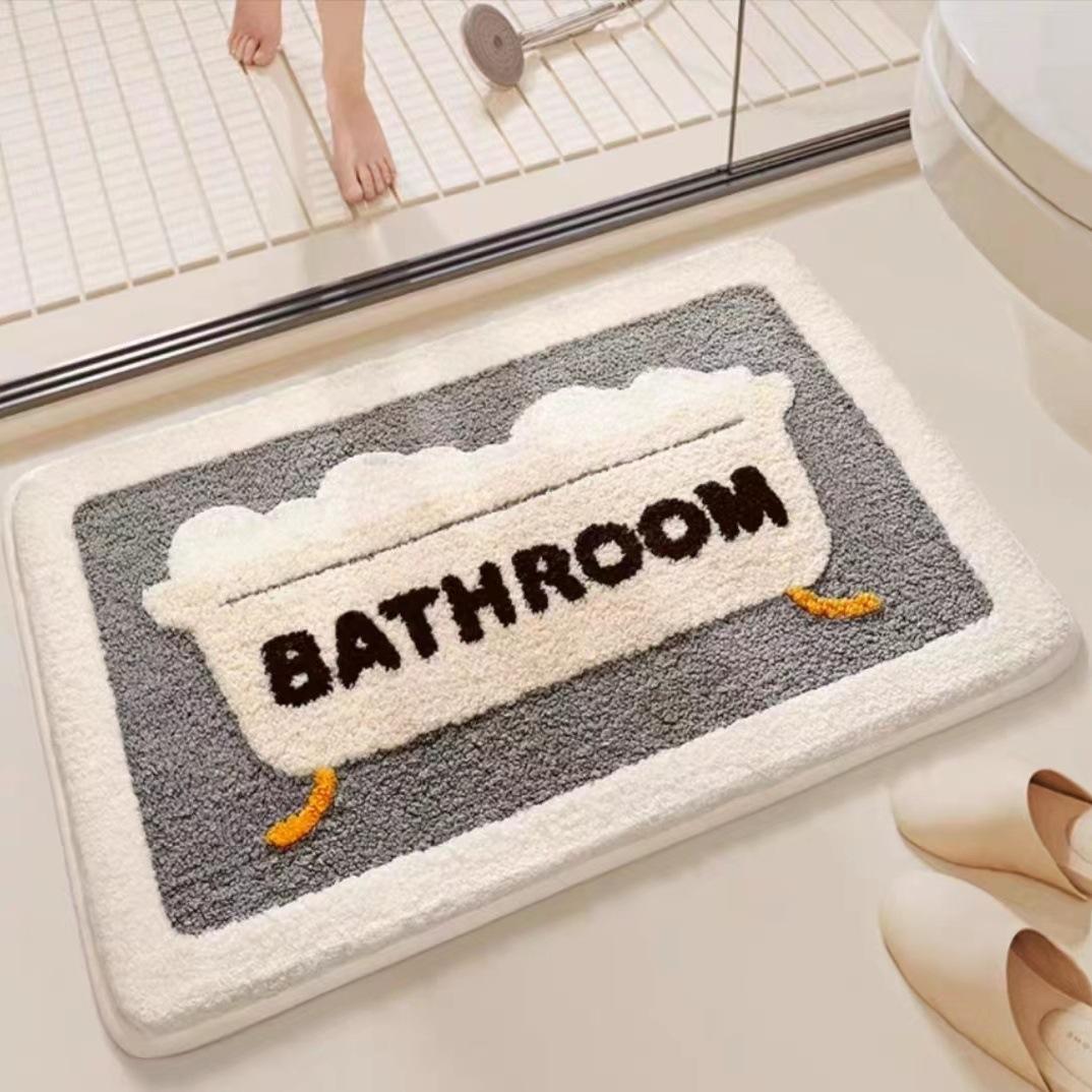 VIKAMA Cartoon-style Bathroom Entry Door Rug, Water Absorbent and Slip-resistant Bedroom Floor Mat, Home Decoration 40x60cm
VIKAMA Cartoon-style Bathroom Entry Door Rug, Water Absorbent and Slip-resistant Bedroom Floor Mat, Home Decoration 40x60cm