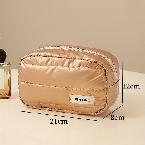 Large Capacity Tote Cosmetic Bag New Gold Silver Travel Toiletry Pouch Portable Makeup Organizer for Lipstick Cosmetics Case 8*12*21
Large Capacity Tote Cosmetic Bag New Gold Silver Travel Toiletry Pouch Portable Makeup Organizer for Lipstick Cosmetics Case 8*12*21
