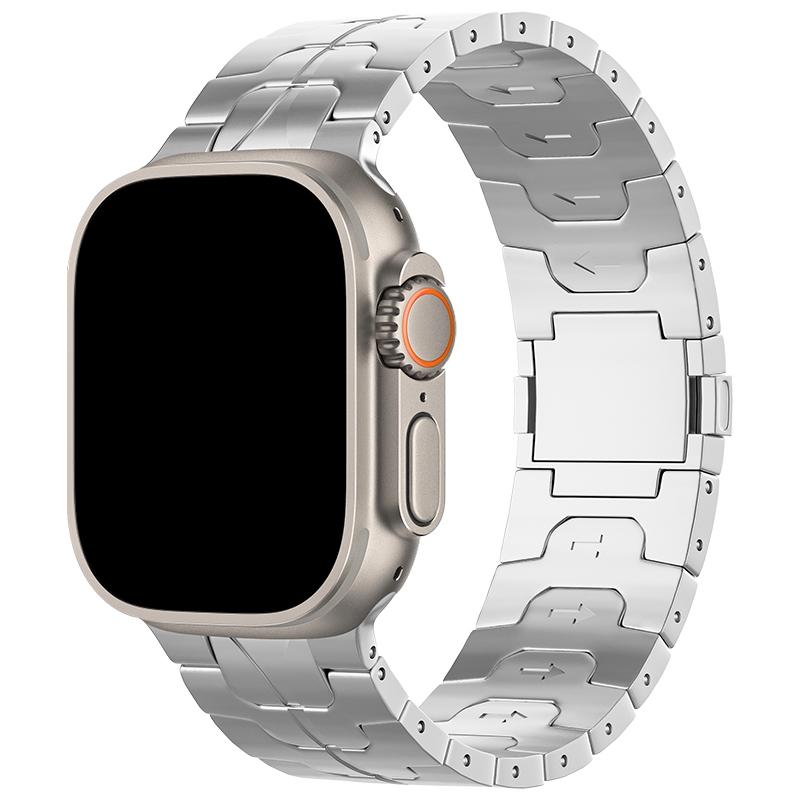 For Apple Watch Series 10 42mm/9 8 7 41mm/SE (2023) SE (2022) SE 6 5 4 40mm/3 2 1 38mm Magnetic Buckle Titanium Alloy Band Silver
For Apple Watch Series 10 42mm/9 8 7 41mm/SE (2023) SE (2022) SE 6 5 4 40mm/3 2 1 38mm Magnetic Buckle Titanium Alloy Band Silver