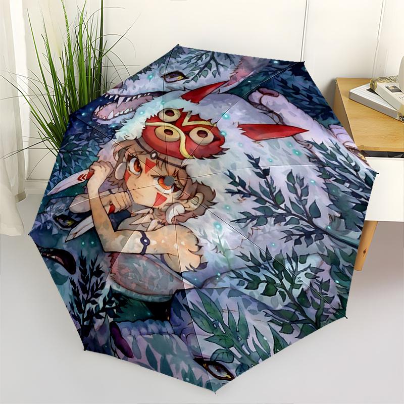 1pc Spirited Away Princess Mononoke Masked Umbrella, Automatic Opening/Closing, Foldable Design, Outdoor Use, Festival Gift for Fans, Travelers,
1pc Spirited Away Princess Mononoke Masked Umbrella, Automatic Opening/Closing, Foldable Design, Outdoor Use, Festival Gift for Fans, Travelers,