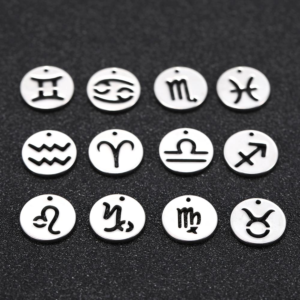 Teamer 12pcs Zodiac Floating Charms Stainless Steel Gemini Aries Libra Taurus Twelve Constellation Pendant for Jewelry Making
Teamer 12pcs Zodiac Floating Charms Stainless Steel Gemini Aries Libra Taurus Twelve Constellation Pendant for Jewelry Making