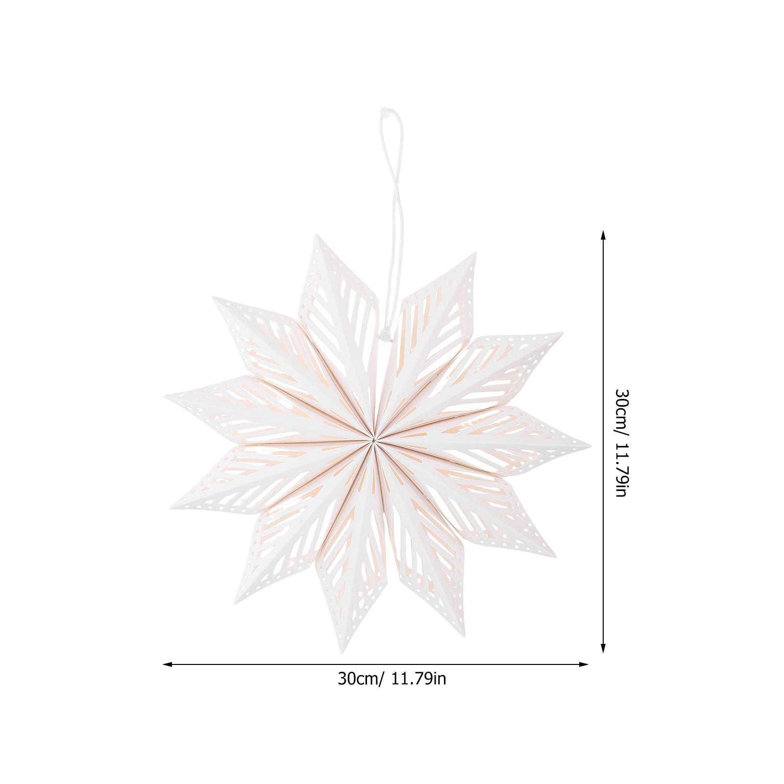 2Pcs Foldable 3D Snowflake Hanging Decorations Paper Ornaments Christmas Tree Indoor Winter Party Ceiling Star Hanging Ornament срібний
2Pcs Foldable 3D Snowflake Hanging Decorations Paper Ornaments Christmas Tree Indoor Winter Party Ceiling Star Hanging Ornament срібний