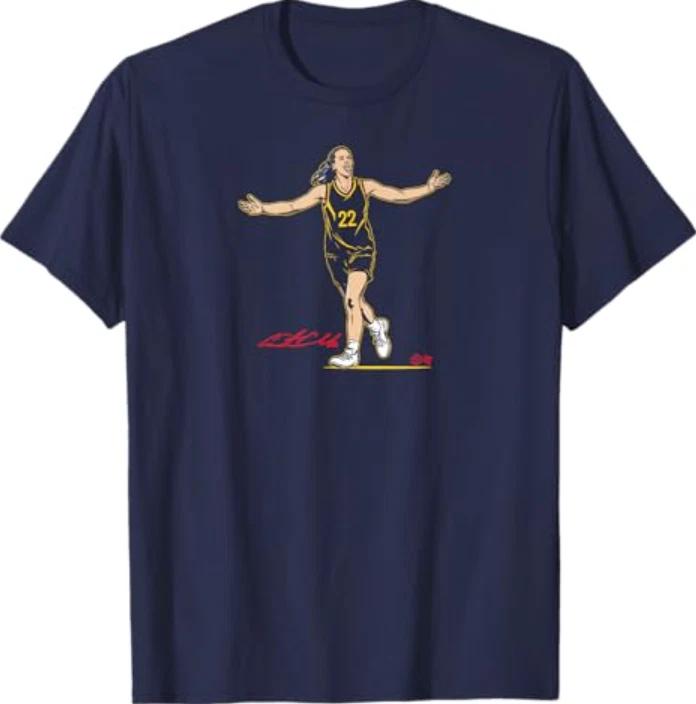 BreakingT Caitlin Clark: Superstar Pose - Indiana Basketball T-Shirt M
BreakingT Caitlin Clark: Superstar Pose - Indiana Basketball T-Shirt M