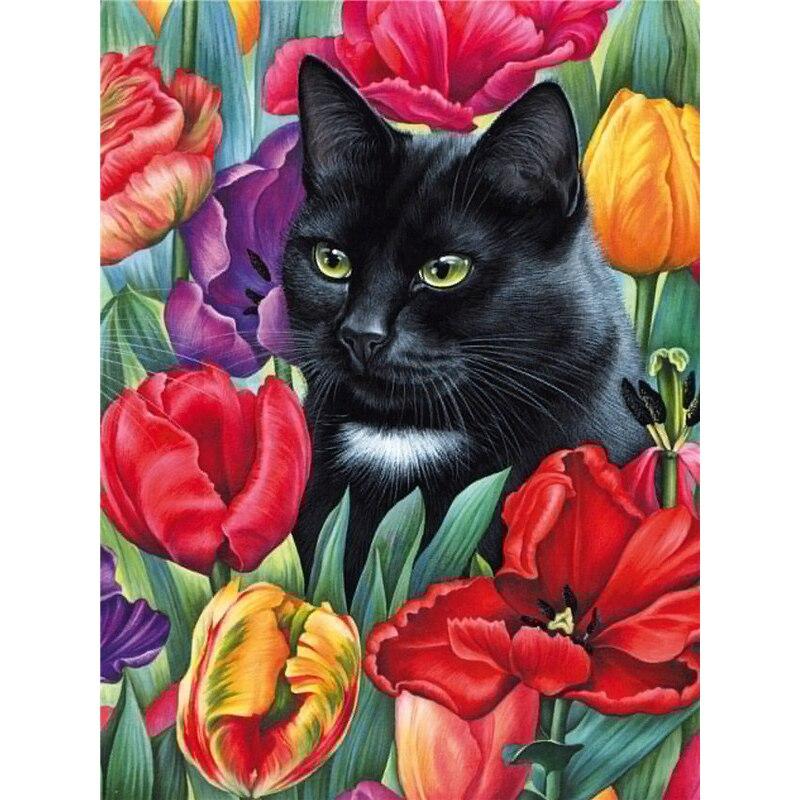 5D DIY алмазная живопись черный кот цветок Алмазная вышивка животное вышивка крестиком полная квадратная круглая дрель домашний декор ручной подарок Full Round 40x50CM
5D DIY алмазная живопись черный кот цветок Алмазная вышивка животное вышивка крестиком полная квадратная круглая дрель домашний декор ручной подарок Full Round 40x50CM