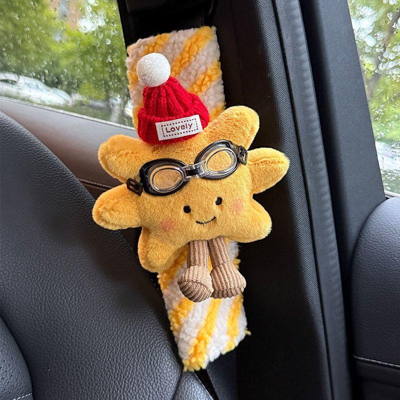 Car Seatbelt Shoulder Pads, Cute Sunflower Gear Shift Cover, Decorative Universal Seatbelt Protector for All Seasons Sunflower Shoulder Pads Single
Car Seatbelt Shoulder Pads, Cute Sunflower Gear Shift Cover, Decorative Universal Seatbelt Protector for All Seasons Sunflower Shoulder Pads Single