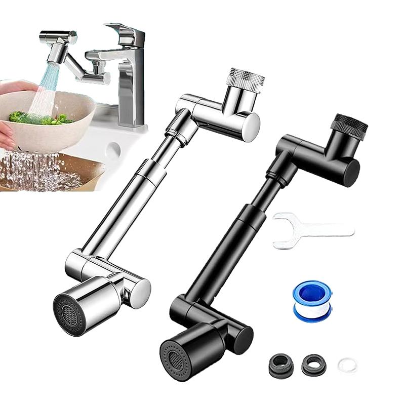 1440° Rotatable Scalable Metal Faucet Bathroom Tap Splash-Proof Bubbler Kitchen Faucet Filter Nozzle Tap Saving Water Extender чорний
1440° Rotatable Scalable Metal Faucet Bathroom Tap Splash-Proof Bubbler Kitchen Faucet Filter Nozzle Tap Saving Water Extender чорний
