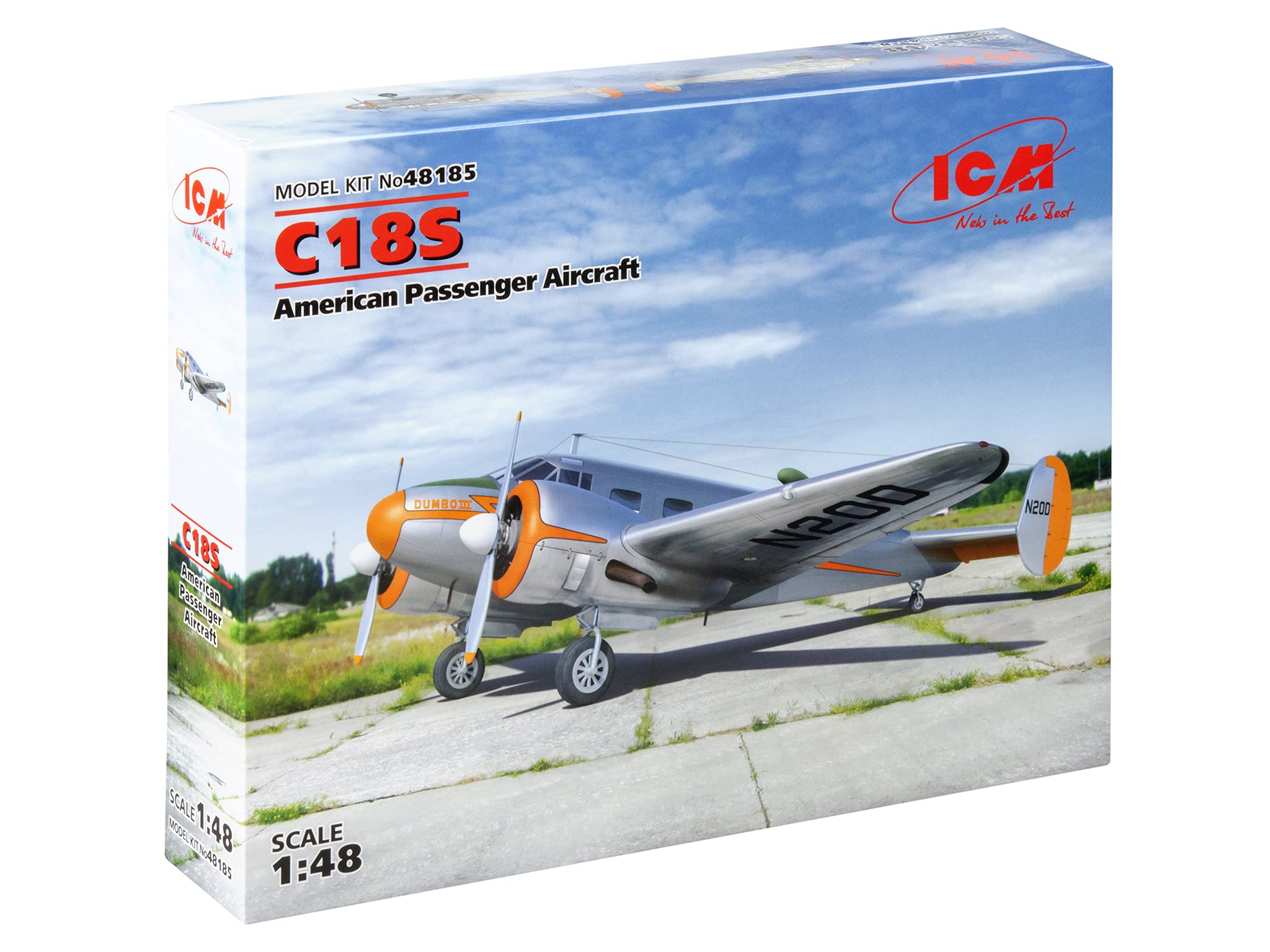 Пластиковая модель легкого пассажирского самолета ICM American Beechcraft C18S 48185 1/48
Пластиковая модель легкого пассажирского самолета ICM American Beechcraft C18S 48185 1/48