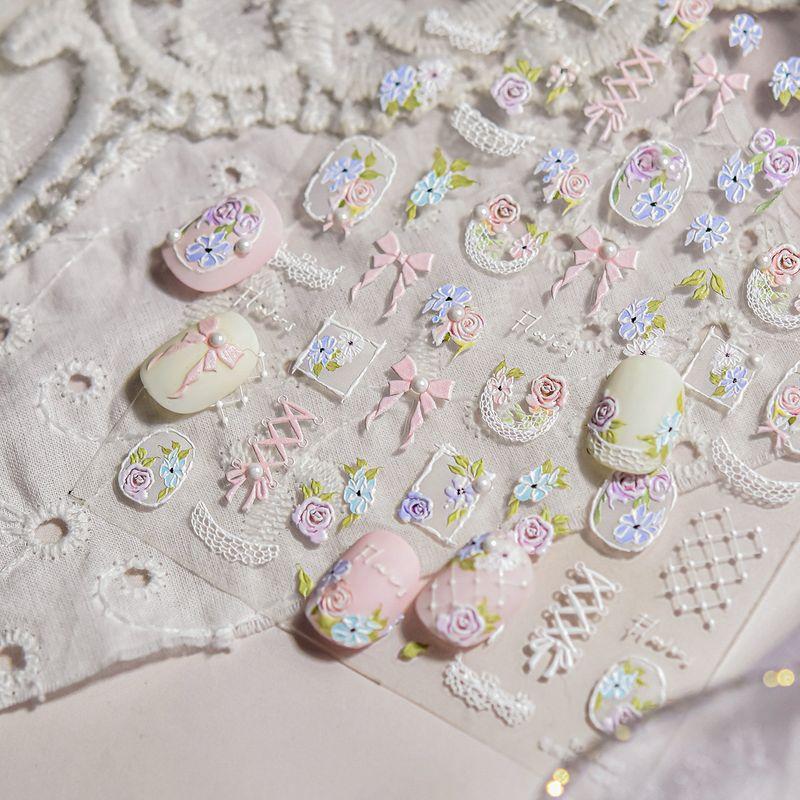 Bright Crystal Lace Garden Nail Sticker Relief 3D New Arrival 5D Stereo Internet Celebrity Ins Butterfly Nail Sticker Decoration Lace Garden 5089
Bright Crystal Lace Garden Nail Sticker Relief 3D New Arrival 5D Stereo Internet Celebrity Ins Butterfly Nail Sticker Decoration Lace Garden 5089