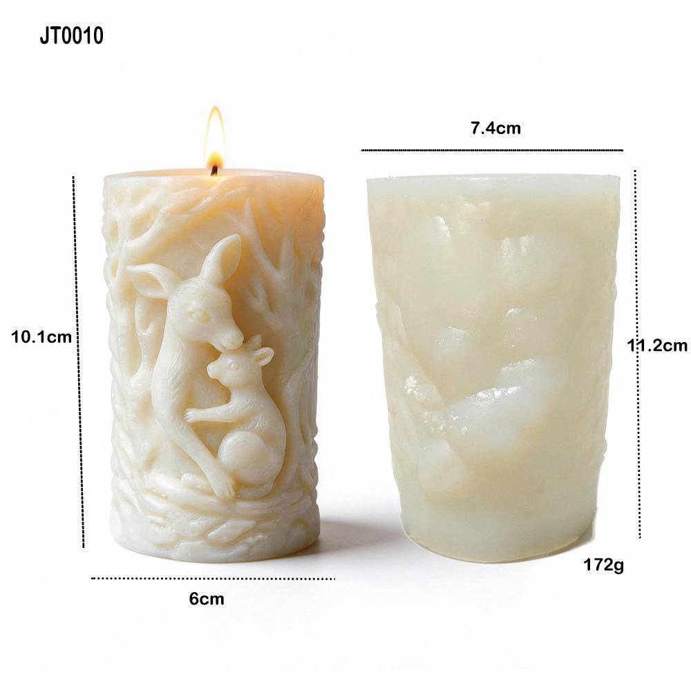Kangaroo Silicone Mold Silicone Kangaroo Mold Embossed Candle Mold Cylindrical For Home Decoration Gifts Handmade Workshops
Kangaroo Silicone Mold Silicone Kangaroo Mold Embossed Candle Mold Cylindrical For Home Decoration Gifts Handmade Workshops