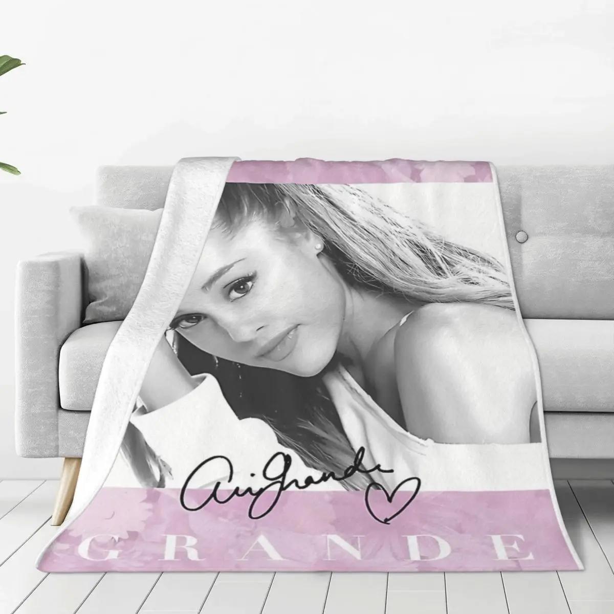 Ariana Singer Velvet Throw Blankets Grande Pop Music R&B Blankets for Bedding Car Warm Quilt 80x120cm
Ariana Singer Velvet Throw Blankets Grande Pop Music R&B Blankets for Bedding Car Warm Quilt 80x120cm