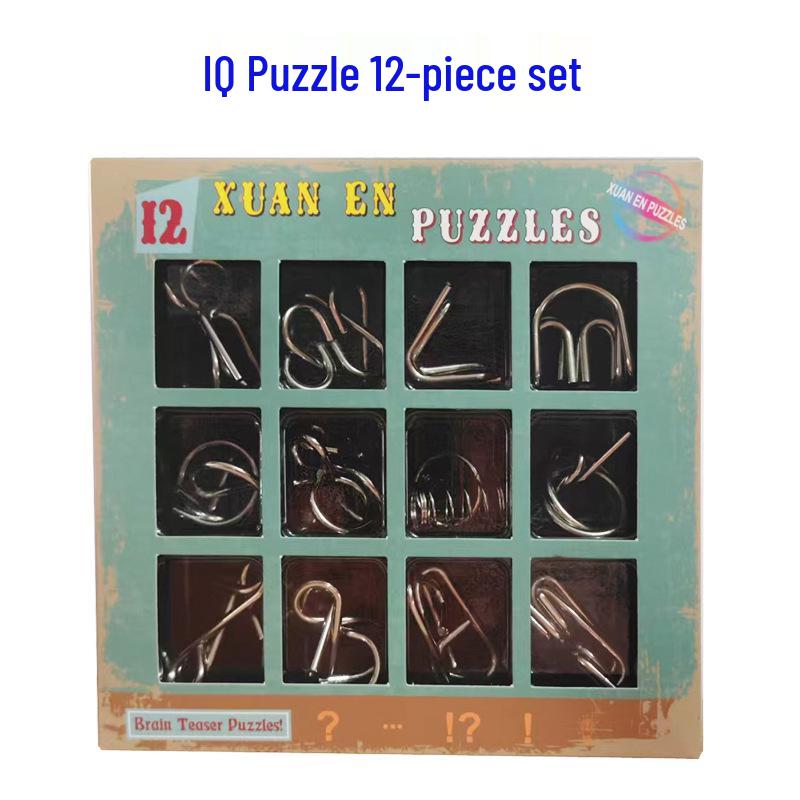 36-Piece Interlocking Rings Puzzle: Luban Lock Educational Toy
36-Piece Interlocking Rings Puzzle: Luban Lock Educational Toy