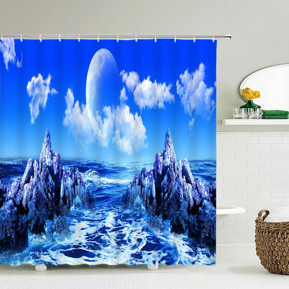 Night View Starry Art Psychedelic Scenery Shower Curtain 3D Printing Earth Moon Mountain Waterproof Polyester Bath Curtain Decor W60H190(CM)-1 Pcs
Night View Starry Art Psychedelic Scenery Shower Curtain 3D Printing Earth Moon Mountain Waterproof Polyester Bath Curtain Decor W60H190(CM)-1 Pcs