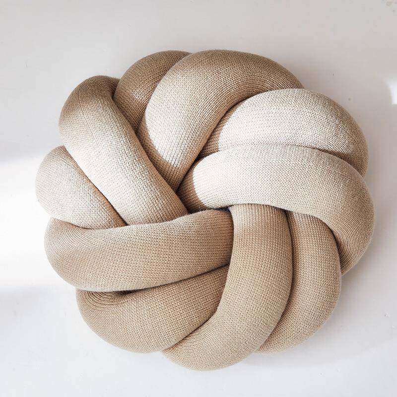 New solid color woven knotted pillow, nap throw pillow feels comfortable 35x35x14cm
New solid color woven knotted pillow, nap throw pillow feels comfortable 35x35x14cm