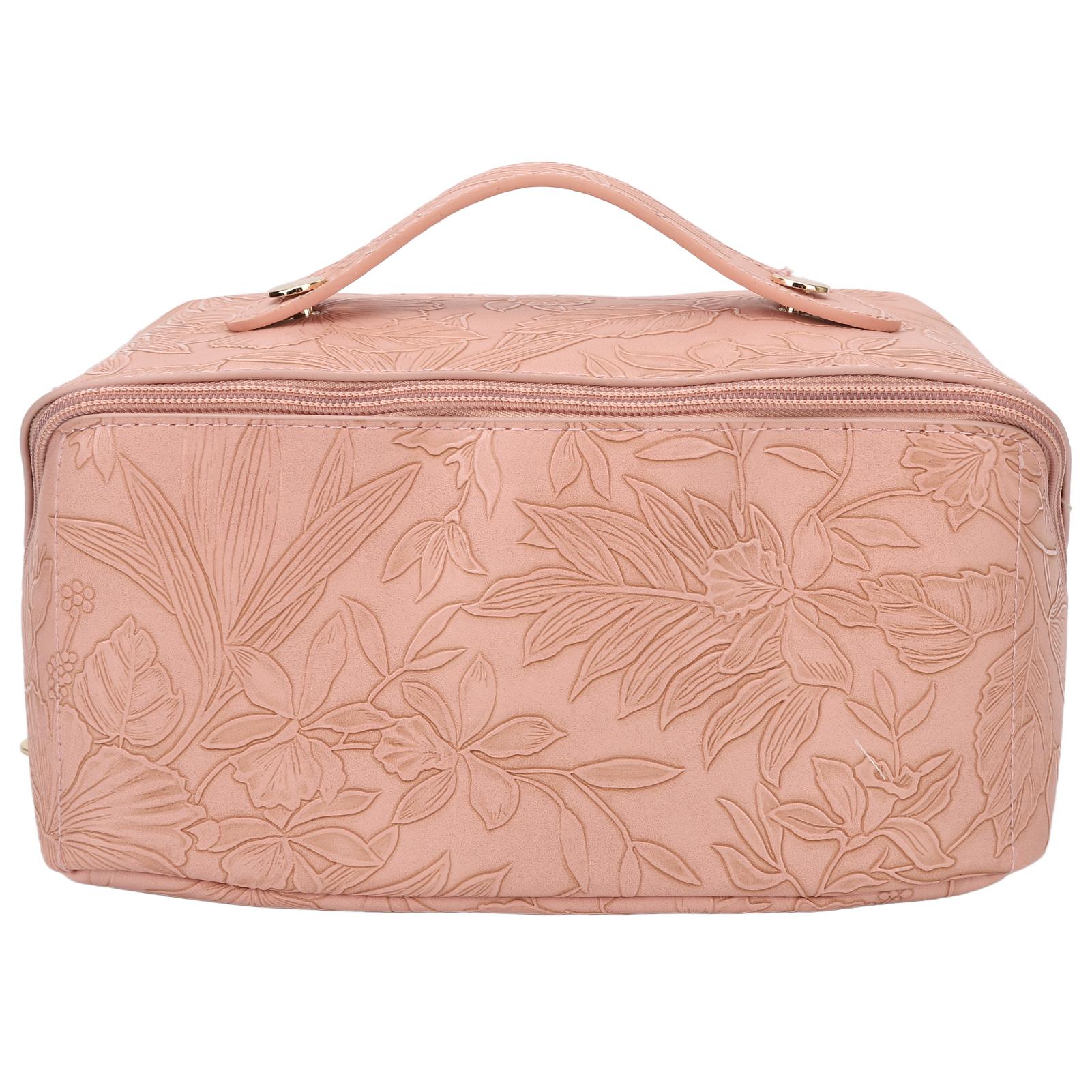 Make Up Cosmetic Bag PU Leather 180 Degree Opening Large Capacity Multi Functional Divider Flat
Make Up Cosmetic Bag PU Leather 180 Degree Opening Large Capacity Multi Functional Divider Flat