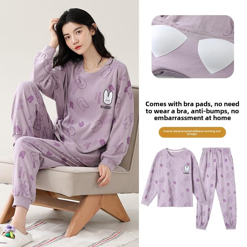 Весняно-осінній піжамний комплект з нагрудною накладкою для жінок, великі розміри 4XL 5XL, з мультяшним принтом, довгими рукавами, топами та штанами, жіночим одягом для сну, повсякденною піжами, домашнім одягом 5XL різнокольоровий
Весняно-осінній піжамний комплект з нагрудною накладкою для жінок, великі розміри 4XL 5XL, з мультяшним принтом, довгими рукавами, топами та штанами, жіночим одягом для сну, повсякденною піжами, домашнім одягом 5XL різнокольоровий