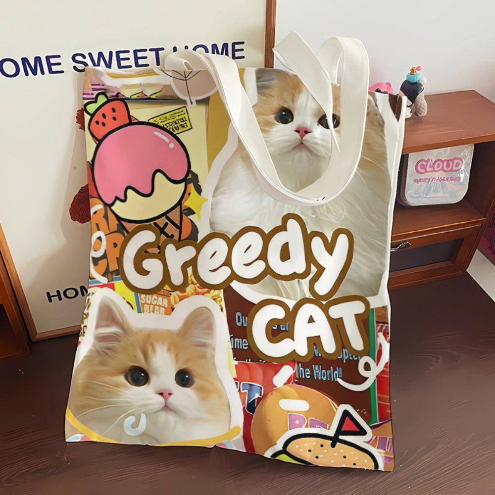 Large Capacity Cute Dog Canvas Bag Portable Storage Handbags Cartoon Cute Cat Canvas Bag for Women Cute Cat
Large Capacity Cute Dog Canvas Bag Portable Storage Handbags Cartoon Cute Cat Canvas Bag for Women Cute Cat