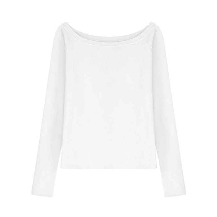 Women s Gray Raglan Off-Shoulder T-Shirt - Chic Casual Autumn Loose Fit Large белый
Women s Gray Raglan Off-Shoulder T-Shirt - Chic Casual Autumn Loose Fit Large белый