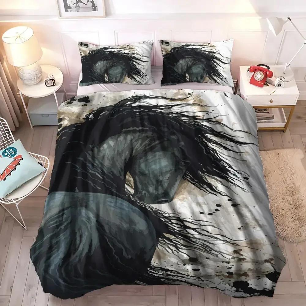 Riding Horse Duvet Cover Set,Horse Dream Walker Bedding Set Horsing Brown Horse Comforter Cover Set Queen Size,Gifts for Horse EU Single 135x200cm
Riding Horse Duvet Cover Set,Horse Dream Walker Bedding Set Horsing Brown Horse Comforter Cover Set Queen Size,Gifts for Horse EU Single 135x200cm