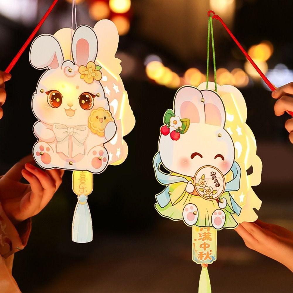 Paper Metal The Lantern Festival Lantern Handmade DIY Rabbit Lantern Mid-Autumn Festival D
Paper Metal The Lantern Festival Lantern Handmade DIY Rabbit Lantern Mid-Autumn Festival D