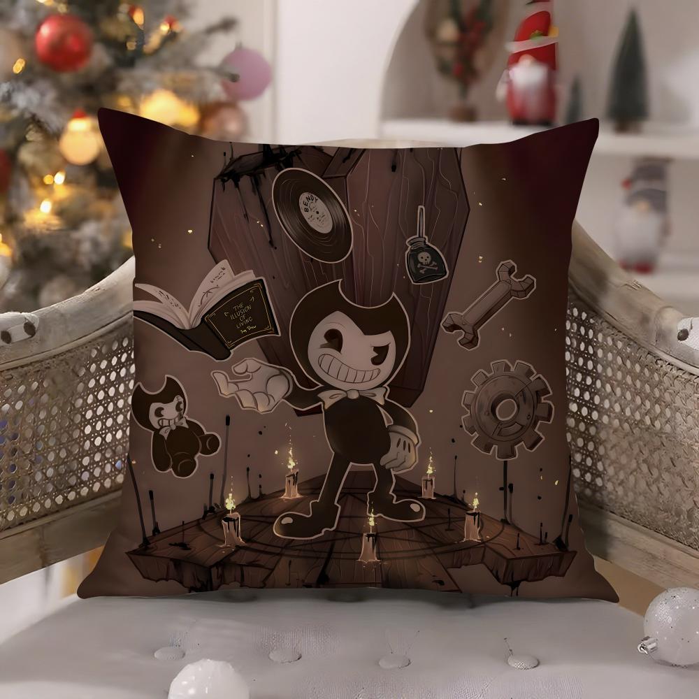 Game Art BBendy and the Ink MachineM Pillow Case Comfort Sofa Bed Silky elegant Invisible zipper Decorative cushion cover 30x30 cm
Game Art BBendy and the Ink MachineM Pillow Case Comfort Sofa Bed Silky elegant Invisible zipper Decorative cushion cover 30x30 cm